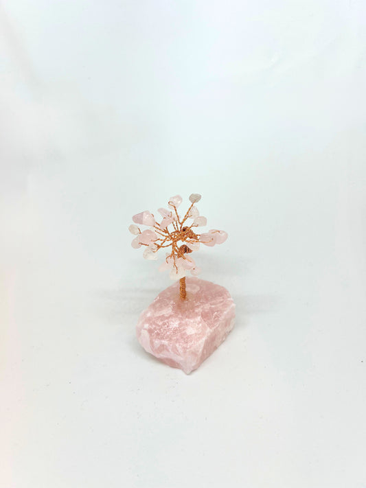 Rozenkwarts Edelsteenboom – Liefde & Harmonie