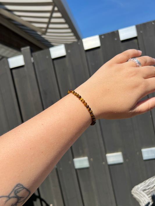 Tijgeroog Armband 0,4 cm – Kracht & Bescherming