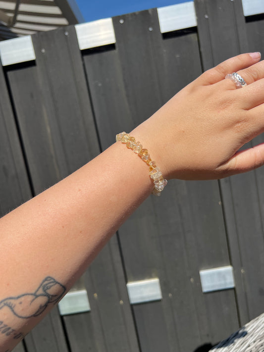 Splitarmband – Citrien (ca. 0,7 cm)
